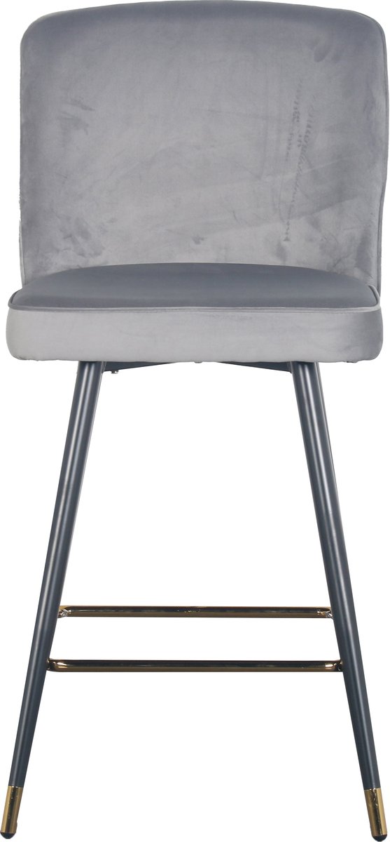 Forest Напівбарний стілець, Silver velvet