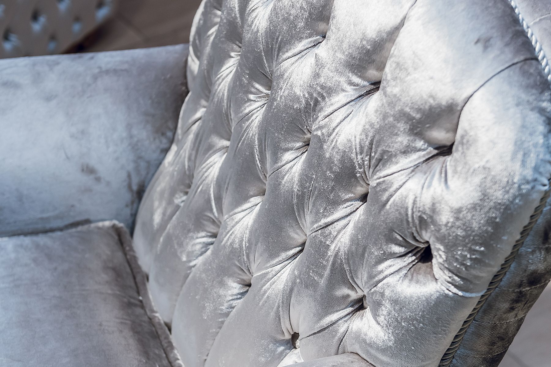 Zanaboni Комплект диван та 2 крісла, Silver velvet