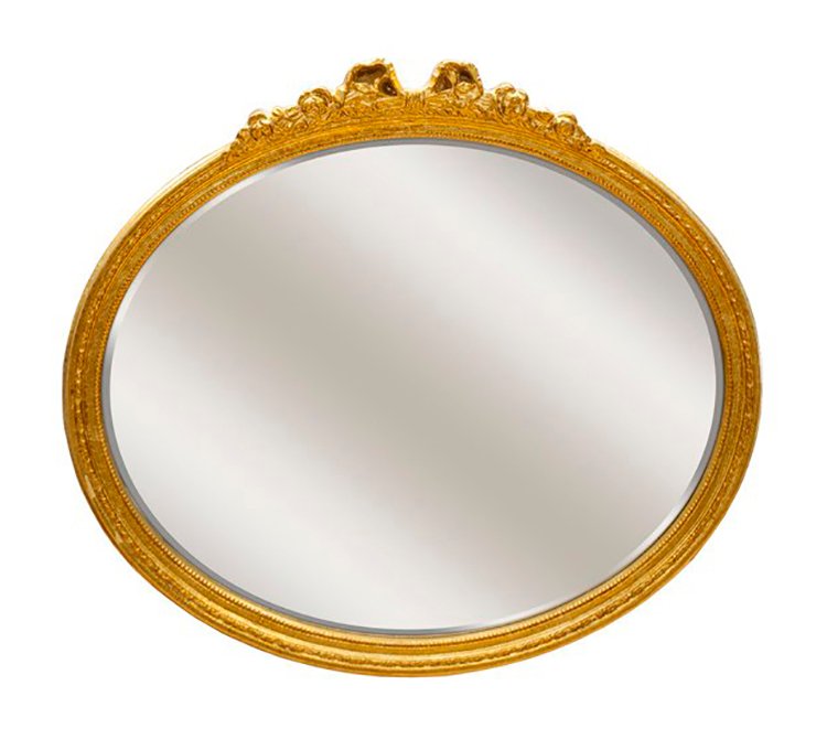 Gio Oval Дзеркало настінне, 54 см Champagne gold